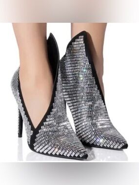 Azalea Wang NOT HALF BAD Stiletto Booties size 9 NWOT